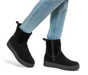 Veloursleder-Boots