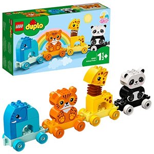 LEGO 10955 DUPLO Mein Erster Tierzug mit Spielzeug-Tieren, Eisenbahn, Lernspielzeug für Kleinkinder 