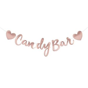 Candy Bar Banner Girlande