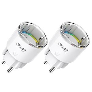 GHome Smarte Mini-Steckdose kompatibel mit Alexa & Google Home