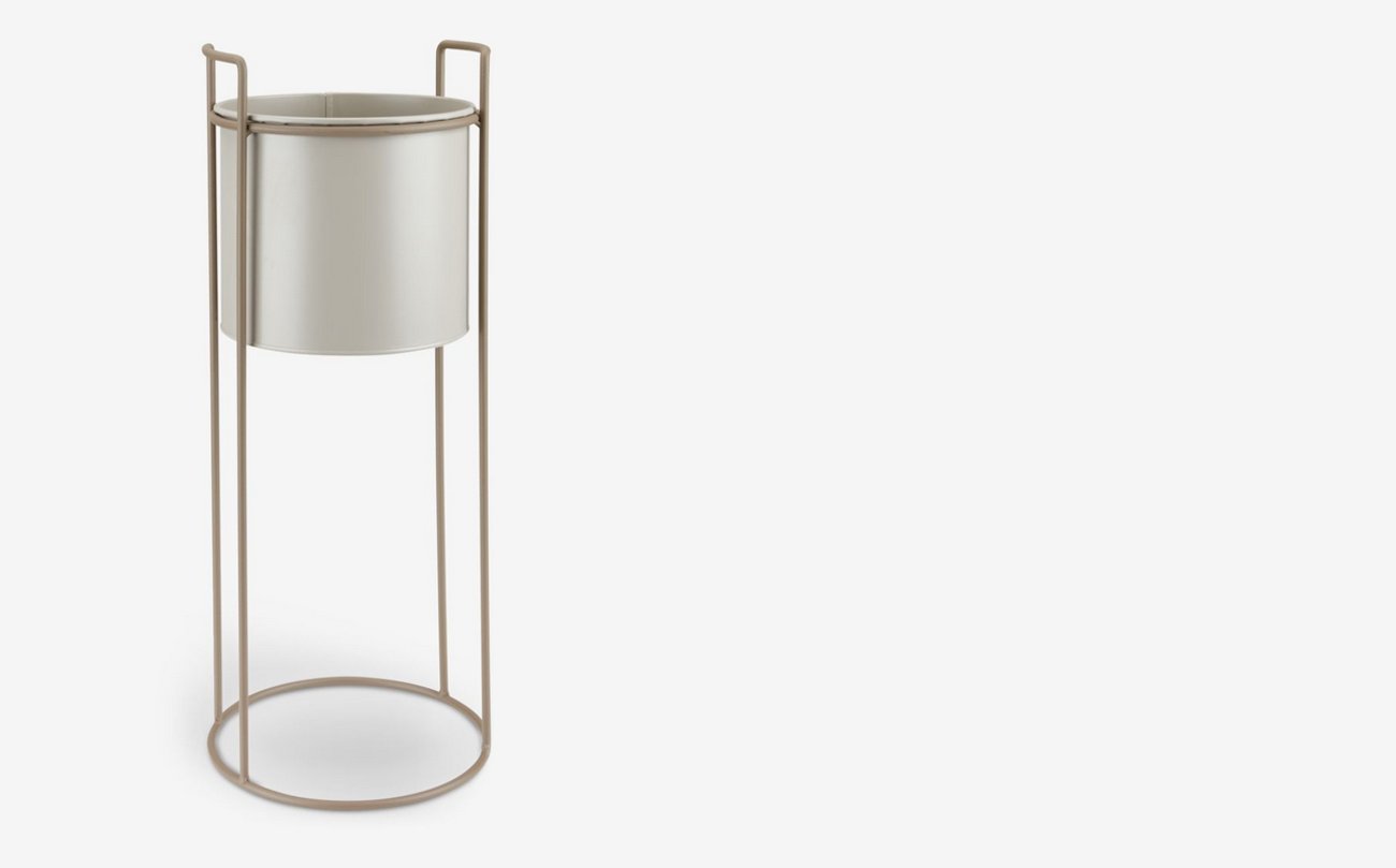 Blumentopf OLAFUR Ø20xH50cm grau