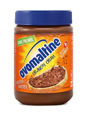 Ovomaltine Crunchy Cream Brotaufstrich -knusprige Schoko-Creme ohne Palmöl