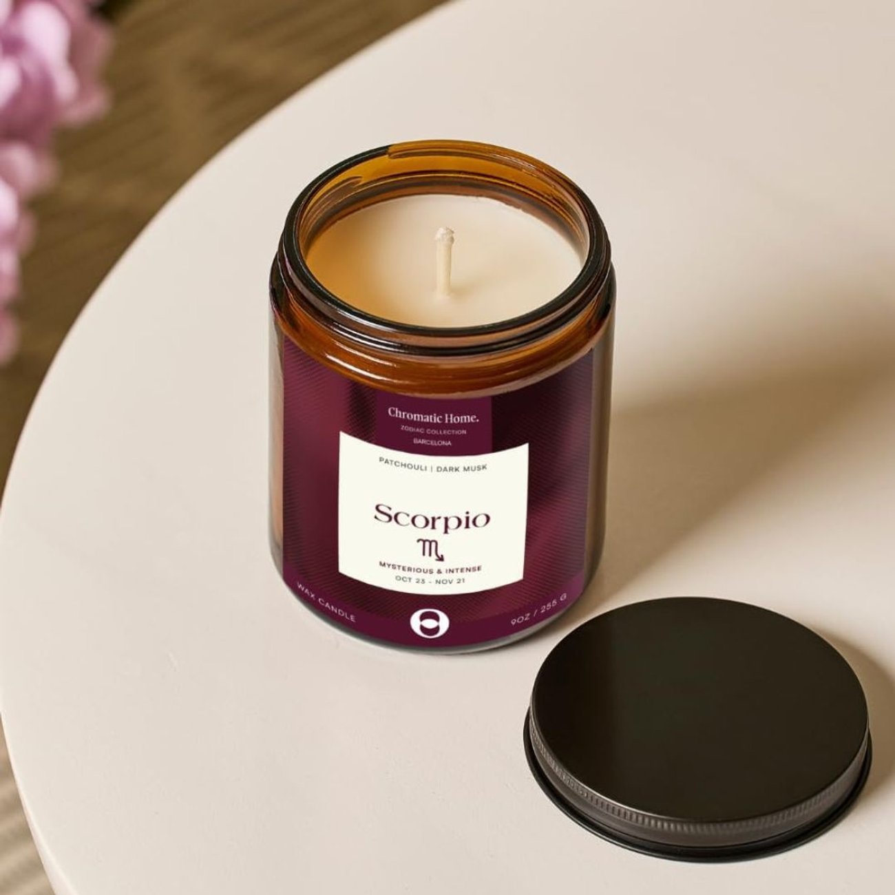 Scorpio Zodiac Candle