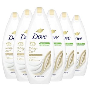 Dove Pflegedusche Seidig Zart Duschgel, 6er Pack(6 x 250 ml)