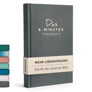 6-Minuten Tagebuch für Erwachsene 2025 (Das Original)