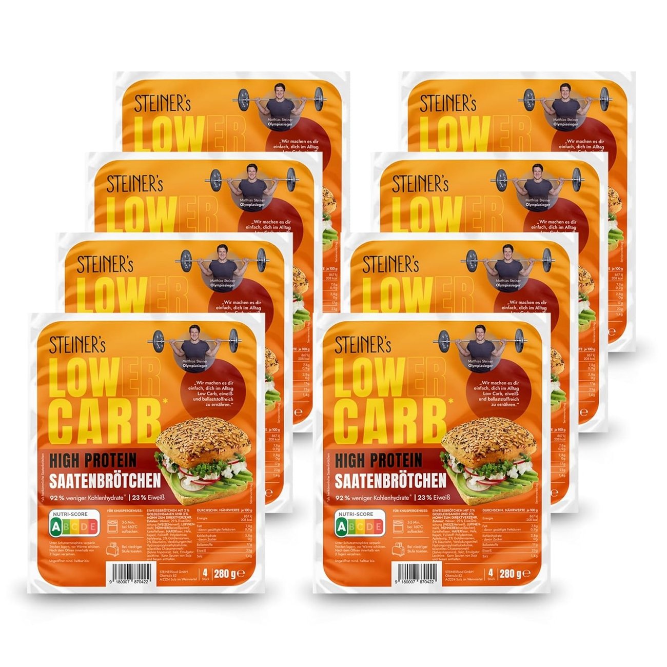 Steiner´s High Protein Saatenbrötchen