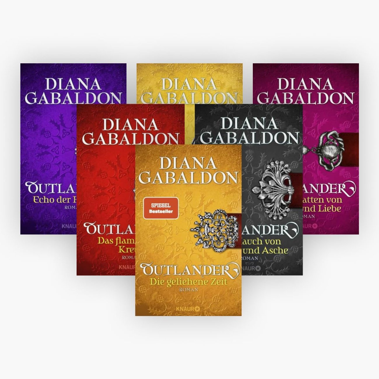 Die Outlander-Saga in 6 Bänden plus 1 exklusives Postkartenset