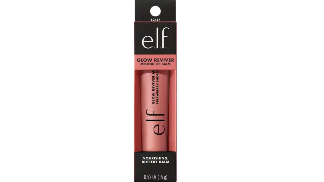 e.l.f.&#x20;Cosmetics&#x20;Glow&#x20;Reviver&#x20;Melting&#x20;Lip&#x20;Balm&#x20;Strawverry&#x20;shortcake&#x20;Soft&#x20;Pink