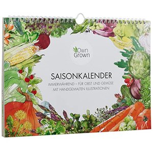 Saisonkalender für Obst und Gemüse: Immerwährender Erntekalender