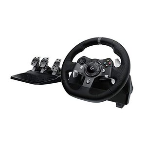 Logitech G920 Driving Force Gaming Rennlenkrad, Zweimotoriges Force Feedback, 900° Lenkbereich, Raci