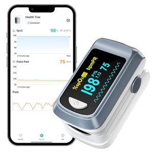 HealthTree Pulsoximeter mit App
