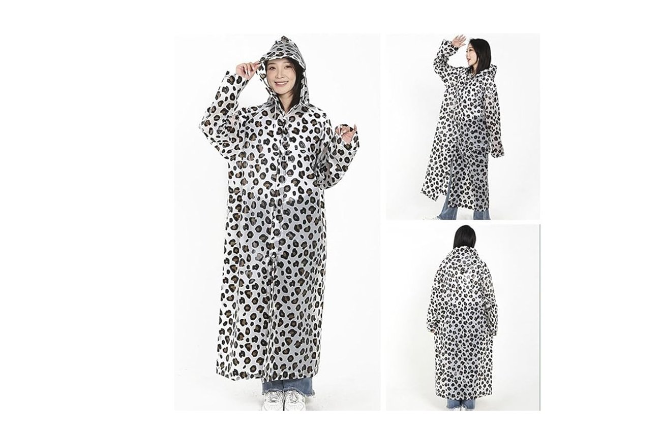 Leoparden-Regenponcho | Unisex