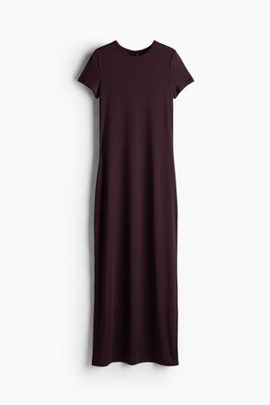 Bodycon-Kleid aus Jersey - Lila - Damen