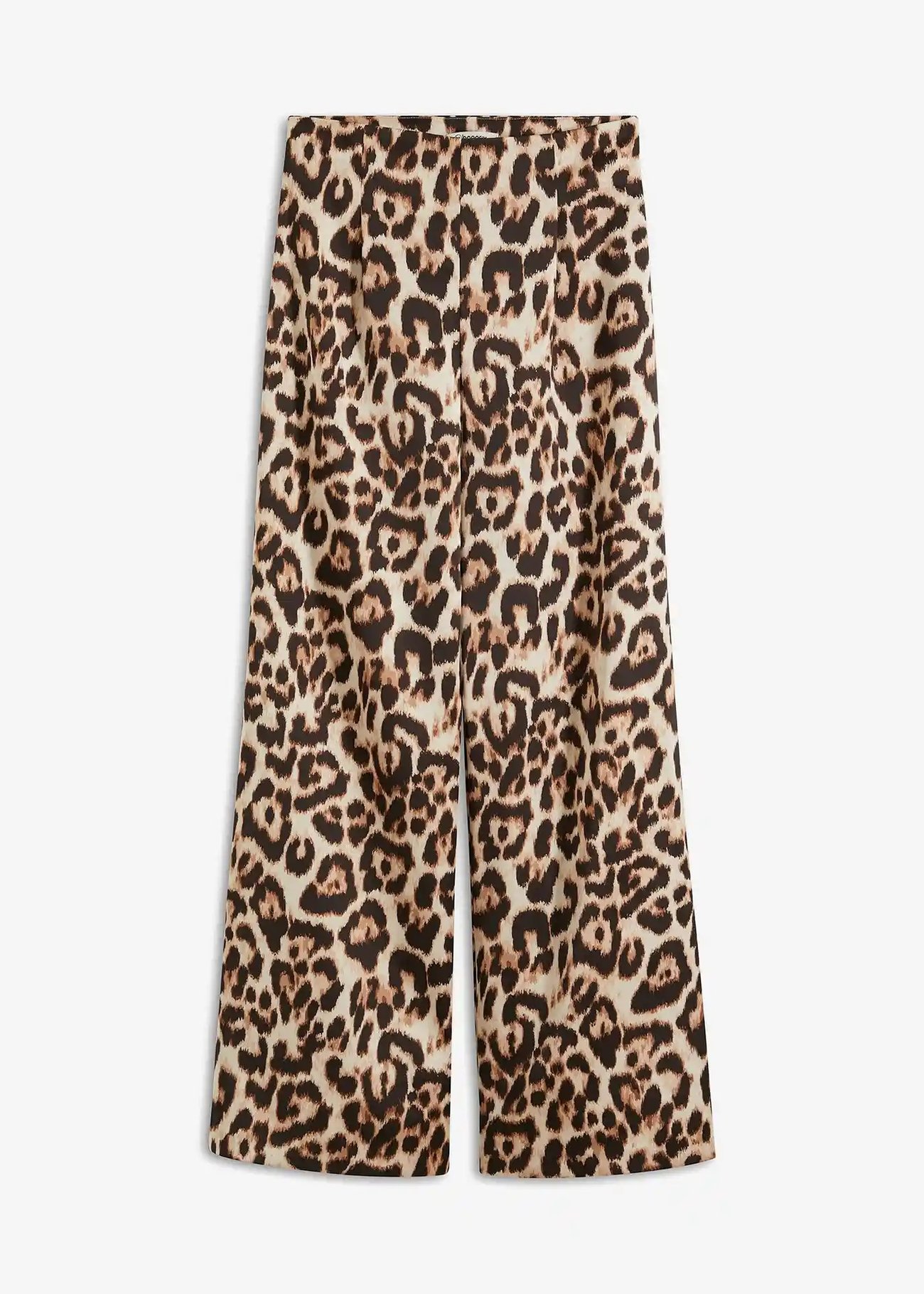 Marlenehose aus glänzendem Satin
