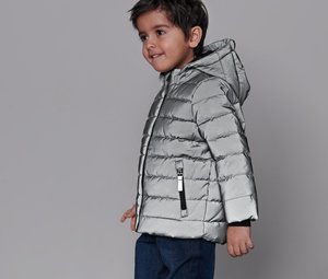 Reflektierende Kinder-Steppjacke