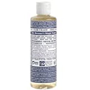 Dr. Bronner's 18-in-1 Naturseife Pfefferminze 240ml – Universalseife für Körper, Haare und Haushalt