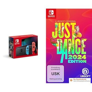 Bundle: Nintendo Switch (LCD) + Just Dance 2024