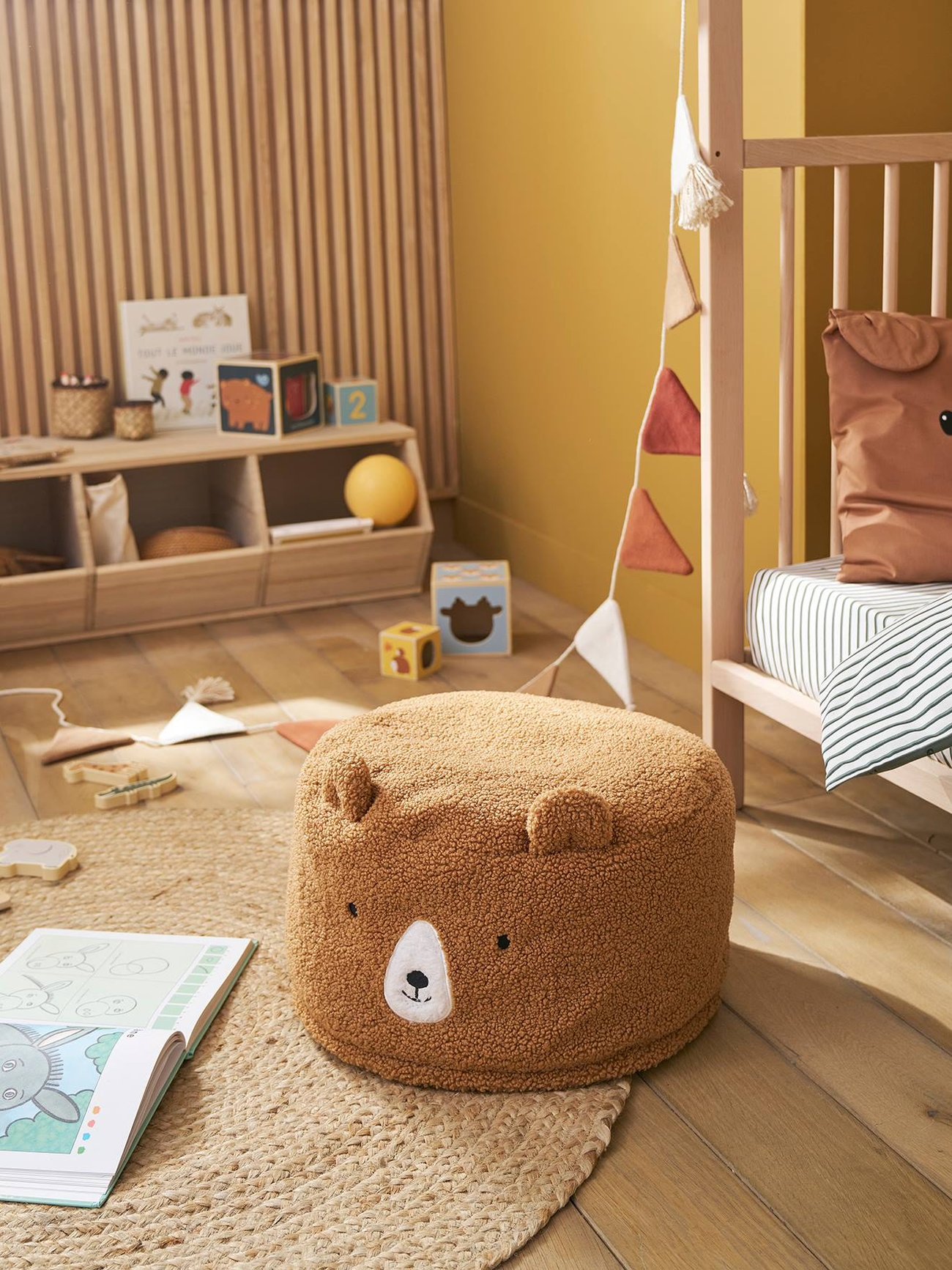 Vertbaudet Kinderzimmer Sitzsack BÄR