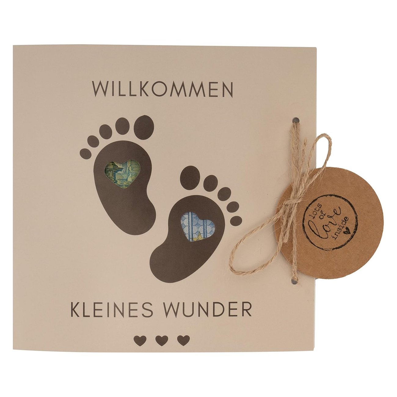 Glückwunschkarte zur Geburt (+ Geldgeschenk)
